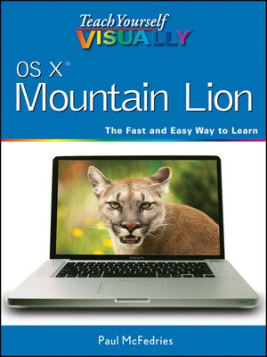 cover image of Teach Yourself VISUALLY OS X Mountain Lion